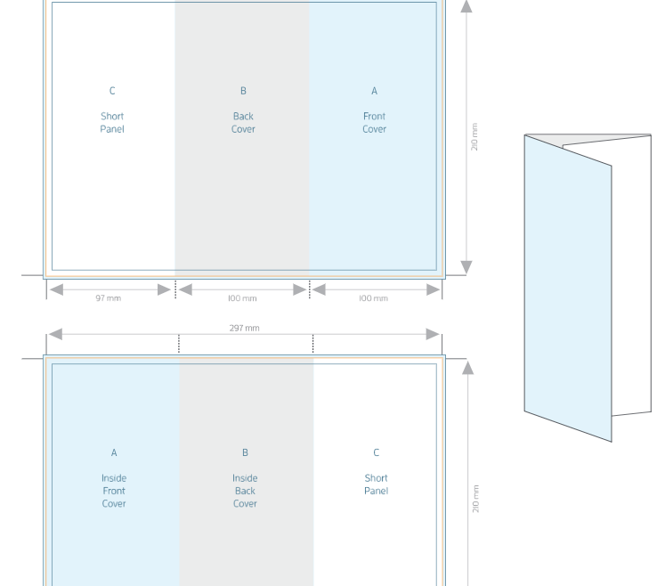 A4 Tri fold Brochure Template - Allprinting Brisbane